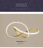 Personalized and Creative Clover Restaurant Pendant Light Nordic Modern and Minimalist Restaurant Hotel Art Bar LEDCeiling Light