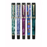 Majohn M600S Celluloid Fountain Pen F Nib with Converter Quality Fashion Office Business Writing Gift Pen Stationery Supplyn