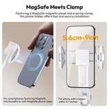 Ulanzi TT88 Overhead Selfie Stick 1.44M with MagSafe Clamp Photograph Tripod 360° Panoramic Shooting for Phone Livestream Vlog
