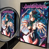 Darkstalkers Morrigan Aensland DIY Sticky Poster Waterproof Paper Sticker Coffee House Bar Home Decor