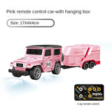 J40Small Mini Remote Control Alloy Birthday Gift Toy Car Model with Lights and Hanging Box for Boys