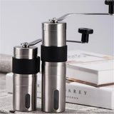 Steel Manual Coffee Grinder S/L Portable Travel Camping Coffee Bean Grinder