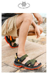 Summer Men's Sandals Trendy Casual Outdoor Sport Shoes for Holidays Beach Breathable Wear-Resistant Hiking & Walking Sandals