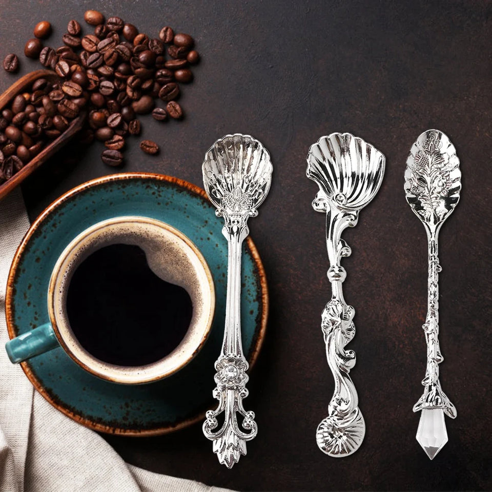 Coffee Spoon Dessert Spoon Teaspoon Vintage Spoon Vintage  Cutlery Coffee Spoon Dessert Spoon Teaspoon Kitchen Tableware