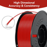 KINGROON 5KG(11LBS) PLA PETG HS-PLA HS-PETG Filament 1.75mm High Speed 3D Printer Material Matte PLA 1kg*5 Roll Mix Color New