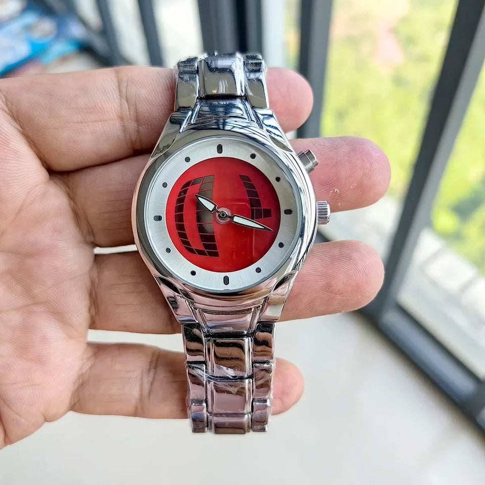 Business AAA Quartz Watch Color Square Y2K Pointer Number Dual Display Steel Personalize Hot Watches Men Dynamic Design Clcok