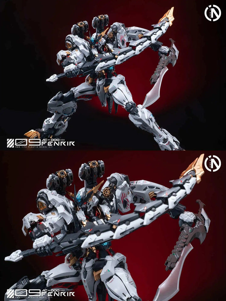 New In Stock IN ERA+ FNR-09 FENRIR Assembling Model Mecha Toys  Infinite Dimension RMD 1/72 PLASTIC MODEL KIT Wolf king
