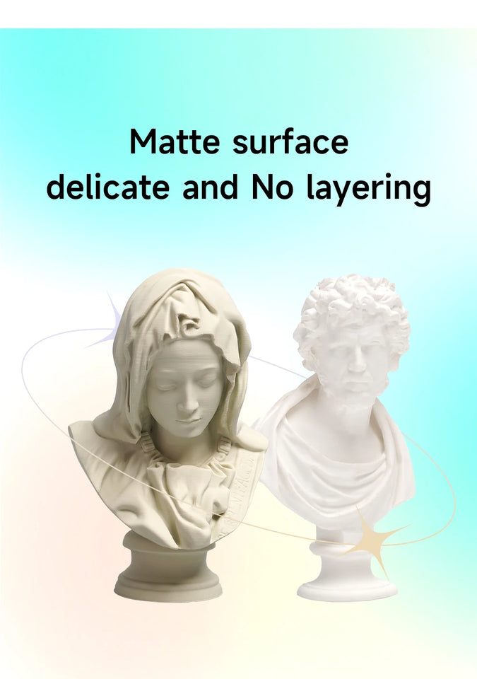 3DHOJOR PLA 3D Printer Filaments 1KG 1.75MM Matte PLA 3D Printing Material Upgraded Matte PLA Filament Multi-Color Filamento PLA