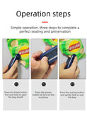 Sealing machine, small household hand press sealing device, mini portable snack moisture-proof plastic bag heat sealing machine