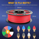 JAYO PLA /PLA Matte /ABS/PETG/PLA Plus 3D Printer Filament 5KG/Roll 1.75mm 3D Filament Large Spool Neatly Wound Filament