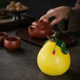 Tiktok Net Red Color Tea Pet Individuality Creativity Grapefruit Temptation Tea Ceremony Tea Tray Can Support Household Tea Room