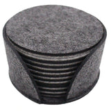 10pcs Round Felt Coaster Dining Table Protector Pad Heat Resistant Cup Mat Coffee Tea Hot Drink Mug Placemat Kitchen Accessories
