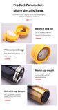 380/510ML Coffee Cup Stainless Steel Thermo Bottle Car Thermal Cup Outdoor Sports Vacuum Flask Keeps Cold and Heat Thermal Mug