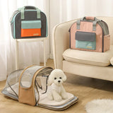 Carrier for Small Dogs Backpack with Handle Multifunctional Breathable Tent Pet Single Bag