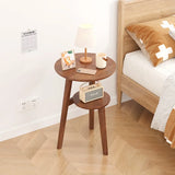 Modern Bedside Cabinets Coffee Table   Solid Wood Side Table Movable Living Room Small Coffee Table Home Furniture New