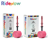 RideNow Metal Nozzle Tpu Inner Tube Removable Valve Cores External Thread Tube 700Cx18-32C/32-47C Road Bike &Gravel Presta Valve