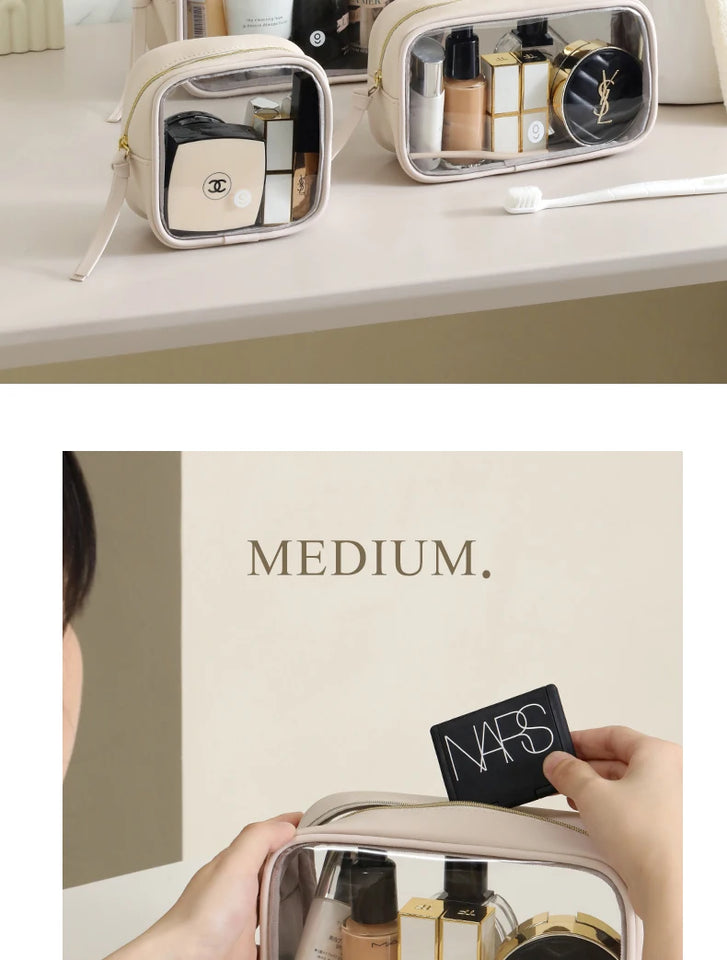 Tianzong Toiletry Bag Portable Travel Business Trip Cosmetics Bag Waterproof Transparent Cosmetic Bag