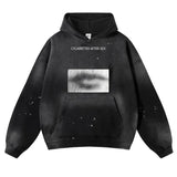 2026 Autumn Winter Men's New Pullover Hoodie Y2K Printed Retro Jacket Uniform Casual Fashion Loose Sweatshirt for Men and Women