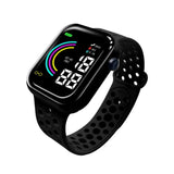 Children's electronic watch, student rainbow digital display LED electronic watch