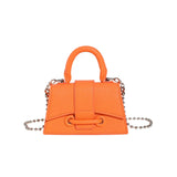 Women Mini Handbag Korean Style Chic Solid Texture Chain Crossbody Bag Ladies Summer High-Grade New Lipstick Commuter Bags