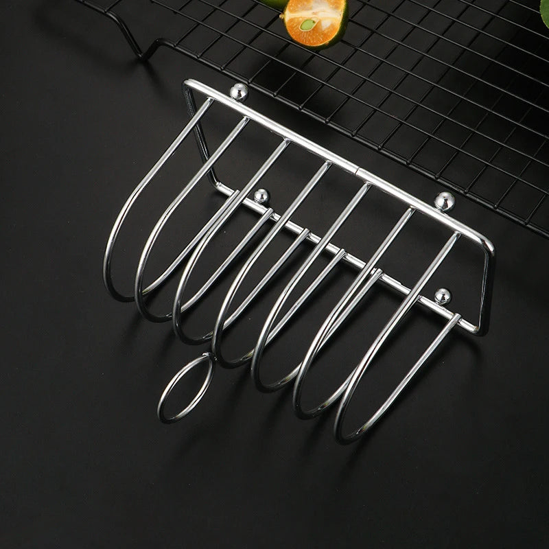 Stainless Steel Toasted Bread Rack Restaurant Home Bread Holder 6 Slices Food Tool Display Restaurant chen Accessories