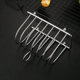 Stainless Steel Toasted Bread Rack Restaurant Home Bread Holder 6 Slices Food Tool Display Restaurant chen Accessories