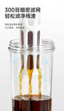 1L Manual Cold Brew Coffee Maker with Handle High-capacity Water Bottle Summer Portable Juices Tea Fruit Coffeeware Pot