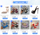 LOSLANDIFEN Women Shoes Flock Buckle Bowtie Ankle Strap High Heels Sexy 14cm Platform Wedges Female Pumps Red Wedding Shoe