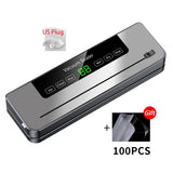 CENRR Vacuum Sealer Machine Food Wet Dry with Kitchen Storage Sealing Machine Built-in Cutter Food Vacuum Packaging Machine