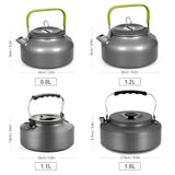 Portable Outdoor Water Kettle Water Pot Teapot Coffee Pot Indoor Aluminum Alloy Tea Kettle Outdoor Camping Hiking Picnic Pot