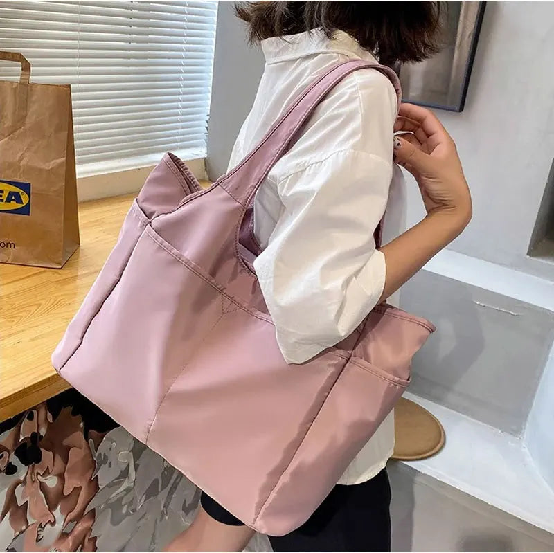 Large Capacity Folding Travel Bag Waterproof lightweight  Luggage Tote Handbag Travel Gym Yoga Storage Shoulder Bag For WomenMen
