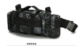 Outdoor Hiking Waist Bag 600D Waterproof Oxford Climbing Shoulder Bags Fishing Camping Hiking Pouch Chest Bag