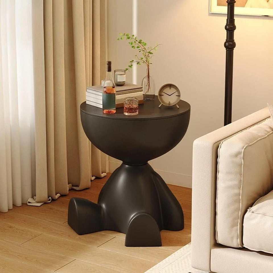 Coffee Table Sofa Side Table Movable Coffee Table Simple Home Living Room Round Table Side Table Small Table Storage Rack