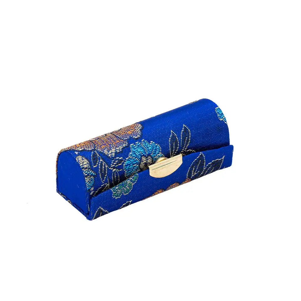 Color Packing Boxes Retro Cosmetic Bags Embroidered Flower Storage Box Lipstick Case Lipstick Holder Packaging Box Lipstick Box