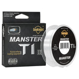 SeaKnight Brand T1II Fluorocarbon Coating Nylon Fishing Line 100M Leader Sinking Monofilament Smooth Carp Fishing Line