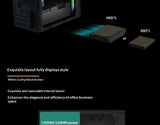 WJCOOLMAN Craftsman Series Small Chassis Home-Type Desktop Computer Supports M-ATX Motherboard - Compact Gaming PC Build