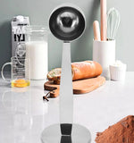 Stainless Steel Stand Tamper Spoon Tools 2 In 1 Coffee Scoop Portable Coffee Powder Measuring Scoops
