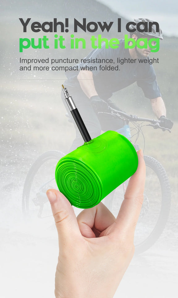 CYCLAMI Ultralight Bike Inner Tube 26 27.5 29 Inches MTB Bicycle TPU Material Tire 45mm French Valve Super Light Anti-Oxidation