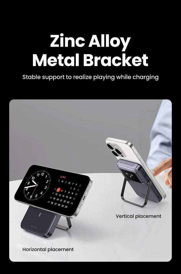 UGREEN 20W 10000mAh Power Bank Magnetic Wireless Fast Charging PowerBank for MagSafe for iPhone 16 Pro Portable External Battery