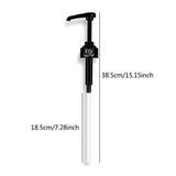 Coffee 1 Liter Dispenser Syrup Pump Black Liquid Dispenser for Syrup 10Ml Juice Bottle Dispenser Pump