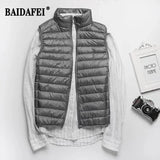 Plus Size 5xl 6xl 7xl Men's Lightweight Water-Resistant Packable Puffer Vest 2024 New Arrivals