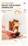 Foldable Portable Coffee Machine American Drip Pour Coffee Maker Travel Electric Automatic Brew Coffee Tea Home Office Appliance