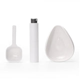 Leeseph Coffee Bean Dosing Cup and Spoon Set, Ceramic Dosing Vessel Measuring Tray Kit for Coffee or Tea,  Espresso Accessories
