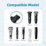 YUKU 12V Type-C Shaver Charger Adapter Charging Converter Fit for Braun Series 3 5 7 9 6 XT5 Electric Shaver Charger Replacement