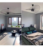 Italian Nordic Straw Hat Pendant Light Restaurant Art Living room Designer Industrial Retro Restaurant Kitchen Hanging Lights