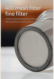 Protable Glass Drip Filter Ice Drop Coffee Maker Cold Brew Dutch Coffee Maker Pot Specialized Barista with 100pcs Filter Paper