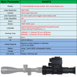Tactical FAST Helmet NVG Night Vision Device, Hunting Riflescope IR Night Vision, Outdoor CS Shooting Training Sight Digital Cam