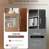 Bookshelf, bookcase, dust-proof floor-standing storage rack, household children and students storage rack with doors