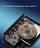 100W USB PD QC Charger Adapter Wireless Charger 6 Ports Fast Charging Station for IPhone 14 13 12 Pro Max IPad, Samsung Huawei