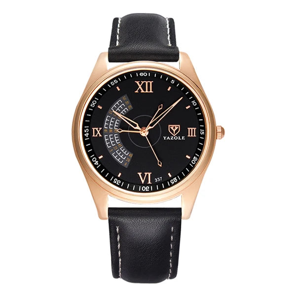 New Business Men's Wristwatch Clock Fashion Casual Leather Sport Man Watch Top Brand Luxury Quartz Watches for Men montre homme